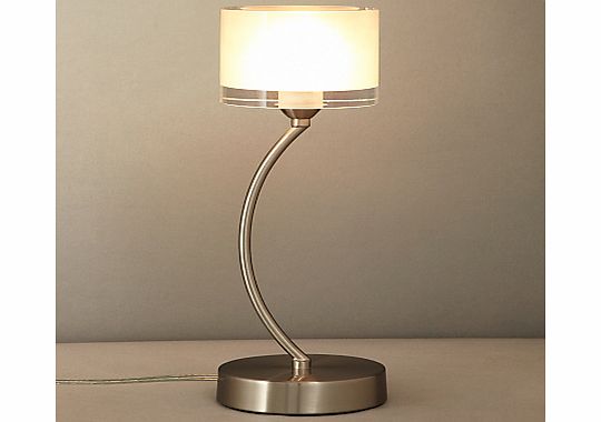 John Lewis Paige Touch Table Lamp, Chrome