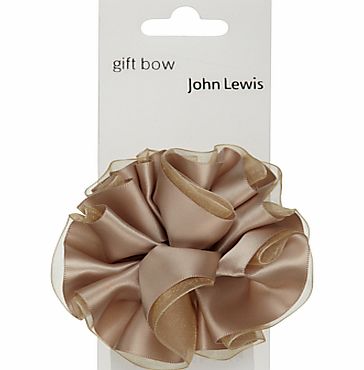 John Lewis Peony Gift Bow, Satin