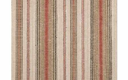 Pianosa Stripe Fabric, Soft Red