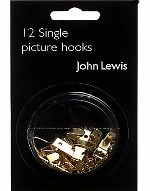 Picture Hooks and Pins, Pack of 12