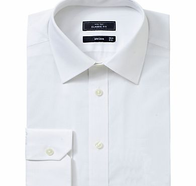 Pima Cotton Single Cuff Shirt, White