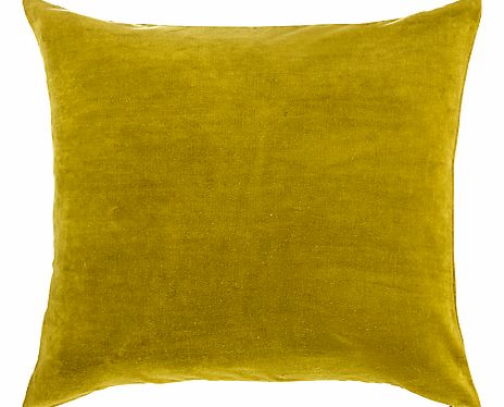 Plain Velvet Cushion, Green
