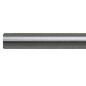 john lewis Polished Steel Pole- L180cm x Dia.25mm