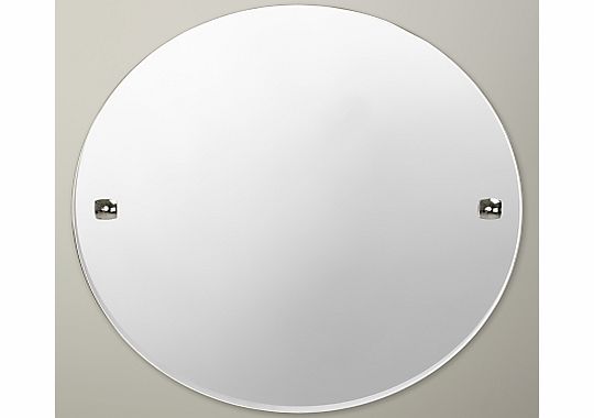John Lewis Pure Bathroom Wall Mirror, Chrome