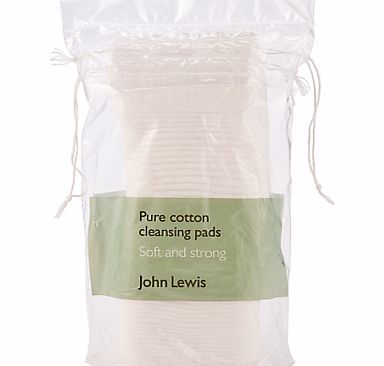 John Lewis Pure Cotton Cleansing Pads x 50