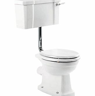 John Lewis Roma Low Level Toilet Set with White