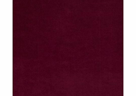 John Lewis Ruben Woven Velvet Fabric, Crimson,