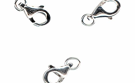 John Lewis Small Trigger Clasps, Pack of 3,