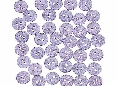 John Lewis Sparkle Buttons, 13mm, Pack of 40