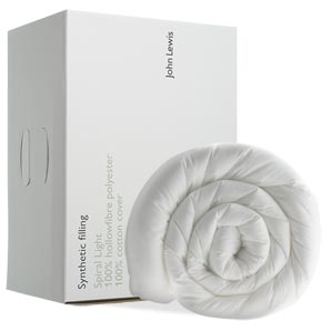 Spiral Light Synthetic Duvet, 4.5 Tog, Double