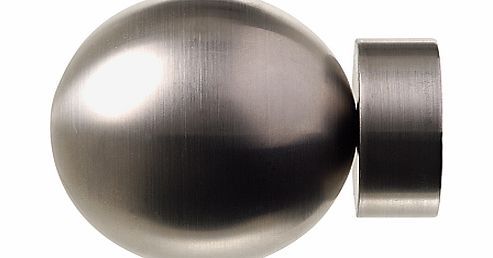 John Lewis Stainless Steel Ball Finial, Dia.25mm