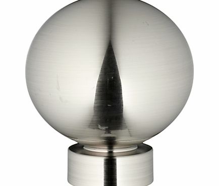 John Lewis Steel Ball Finial, Dia.28mm