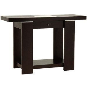 Strata Console Table- Bitter Chocolate