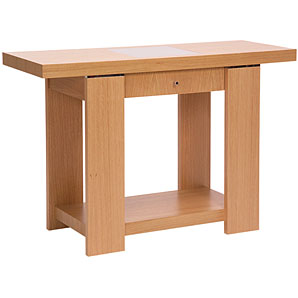 Strata Console Table- Oak
