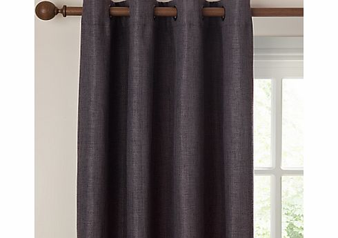 John Lewis Textured Weave Lined Eyelet Curtains