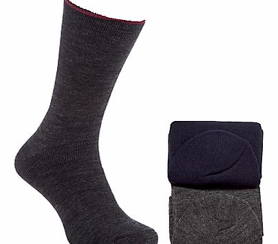 Thermal Wool Socks, Pack of 2, One Size