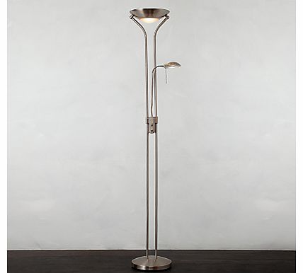 John Lewis Zella Floor Lamp, Antique Brass