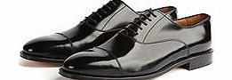 John White Oxford polished leather lace-up shoes