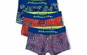 Johnnie  b 3 Pack Boxers, Pineapple Print,Camo Print,Union