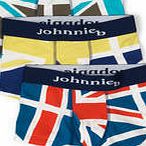 Johnnie  b 3 Pack Boxers, Union Jack Print 34610360