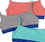 Johnnie  b 3 Pack Crop Tops, Harbour Blue/Lilac 34620955