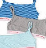 Johnnie  b 3 Pack Crop Tops, White/Paradise Pink 34621003