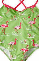 Johnnie  b Classic Swimsuit, Kiwi Flamingo 34507129