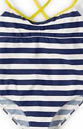 Johnnie  b Classic Swimsuit, Soft Navy Stripe 34507269