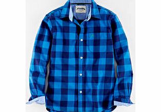 Johnnie  b Laundered Shirt, Navy/Cobalt Gingham 34230359