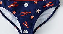 Johnnie  b Printed Bikini Bottoms, Sailor Blue Shellfish