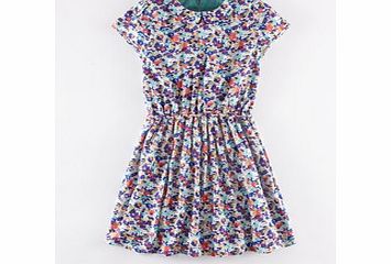 Johnnie  b Printed Tea Dress, Multi Confetti Floral,Marine