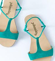 Johnnie  b Summer Sandals, Emerald Suede 33908435