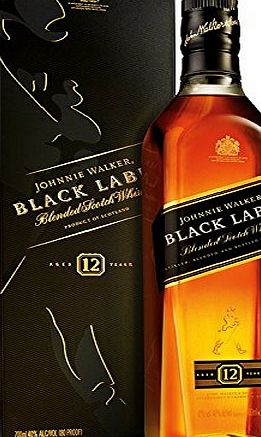 Johnnie Walker Black Label Premium Blended Scotch Whisky 70 cl