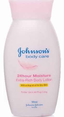 Johnsons 24hr Moisturising Lotion Travel Size