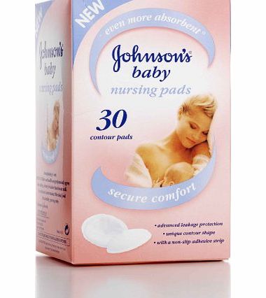 Johnsons Baby Nursing Pads 2 x 30 (60 Pads)