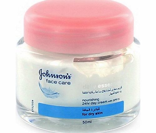 Johnsons Face Care Daily Essentials 24hr Day Cream For Dry Skin 50ML