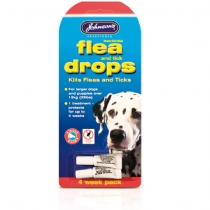 Johnsons Veterinary Johnsons Dog Flea and Tick Drops 12 Weeks