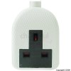 Powerpoint 13A White Single Extension Socket