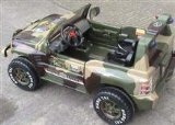 Ride On Childrens 2 Seater Battery Powered Ride On Army Jeep