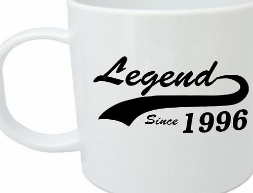 Jolly Mugs Legend Since 1996 NEW - Mens 19th Birthday Gift Mug