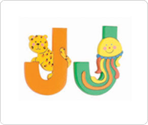 Jolly Phonics J - Wooden Letter