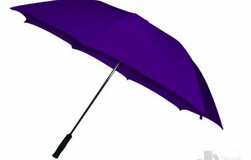 jollybrolly Purple Plain Golf Umbrella by Jollybrolly
