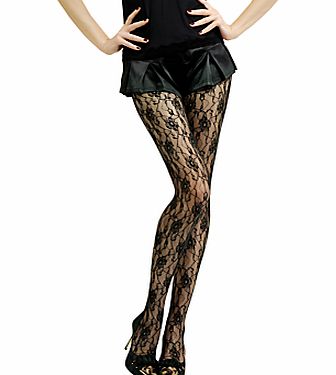 Sweet Roses Patterned Tights