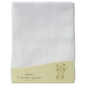 Jonelle Muslin Squares - Pack of Six