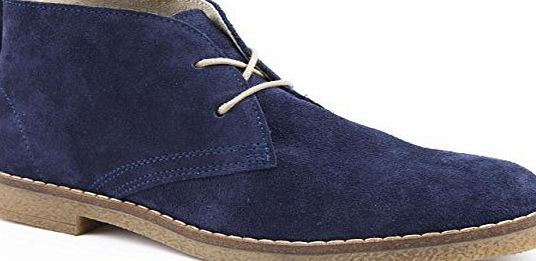 Ladies Onshire Blue Suede Desert Boots Size 5
