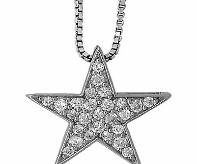 Jools by Jenny Brown Sterling Silver Pave Star