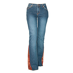 Ladies Cord Insert Jeans