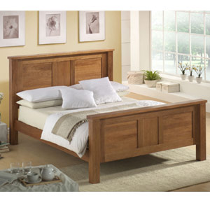 Aborro 4FT 6` Double Wooden Bedstead