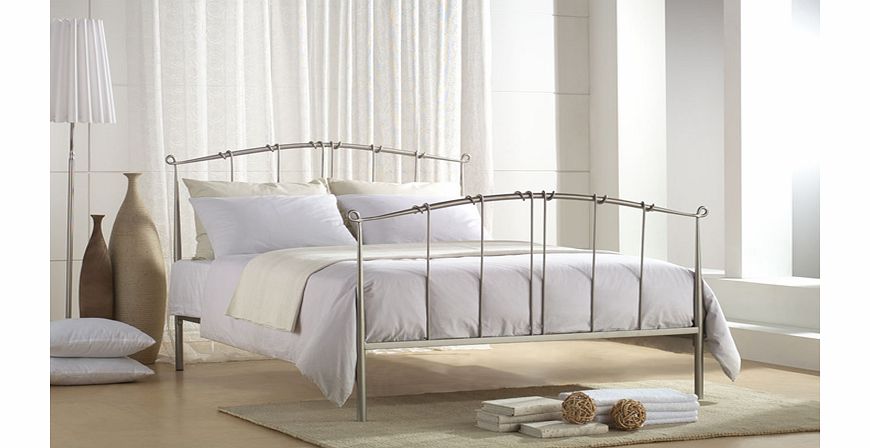 Maple  4ft 6 Double Metal Bed