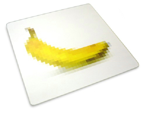 Banana Pixel Chopping Board 30 x 30cm
